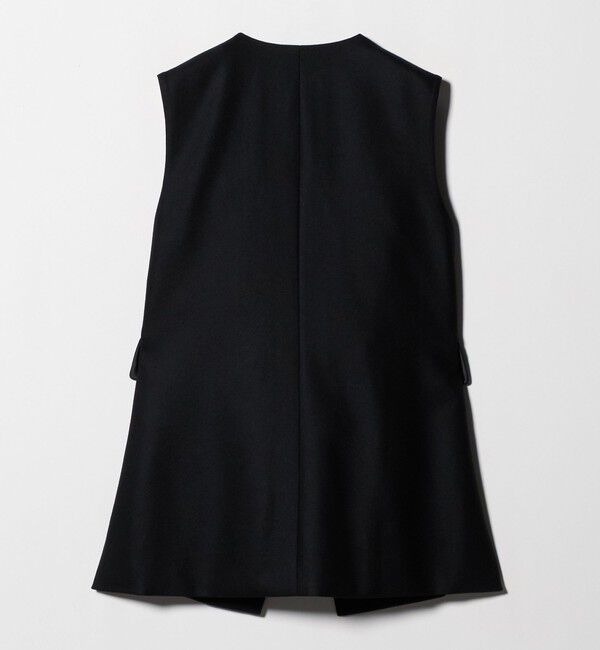 UNITED ARROWS「Vネック ノーカラー テーラード ベスト」|テーラードジャケット|