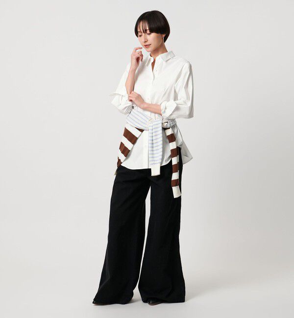 UNITED ARROWS「ロング カフス レギュラー カラー シャツ」|シャツ・ブラウス|