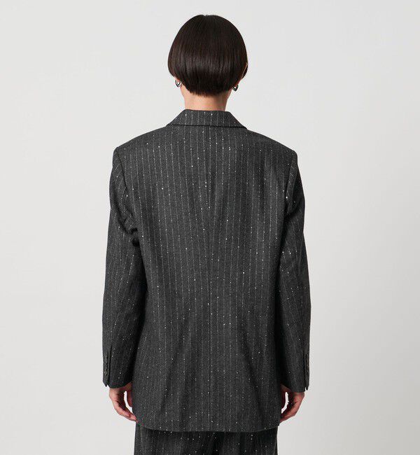 UNITED ARROWS「ダブルブレスト ストライプ ジャケット」|テーラードジャケット|