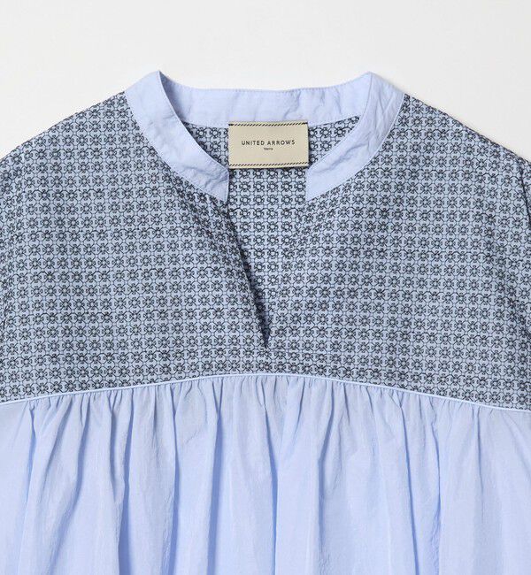 UNITED ARROWS「エンブロイダリー チュニック ‐ウォッシャブル‐」|シャツ・ブラウス|