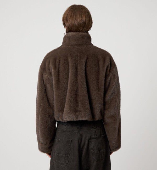 ASTRAET「＜ASTRAET＞フェイクファー スタンドカラー ブルゾン」|その他|