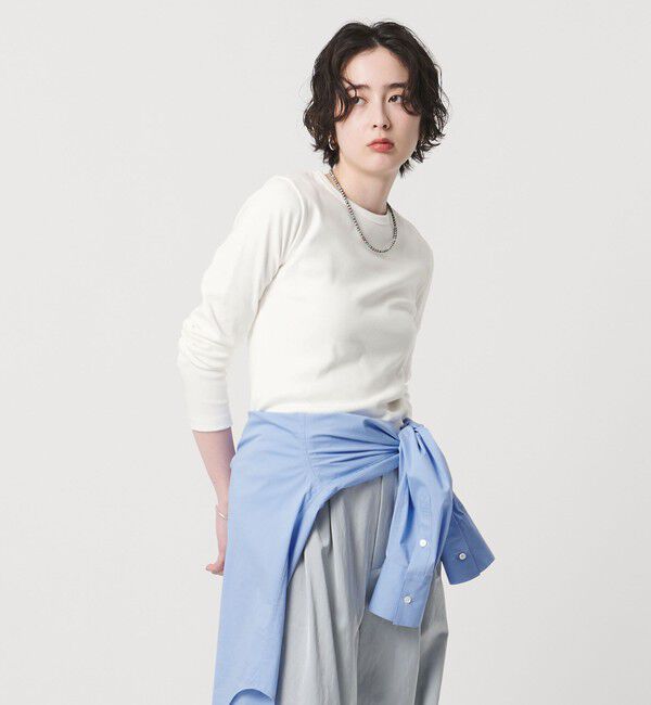 UNITED ARROWS「コットン フライス ロング カットソー」|Tシャツ・カットソー|