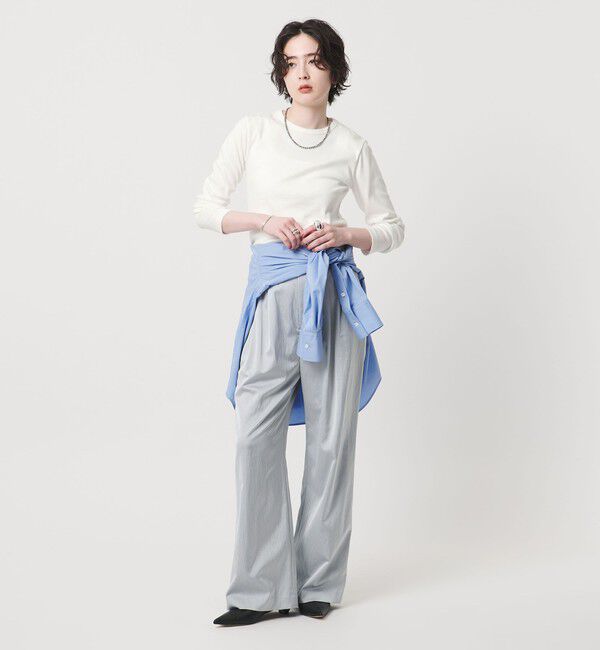 UNITED ARROWS「コットン フライス ロング カットソー」|Tシャツ・カットソー|