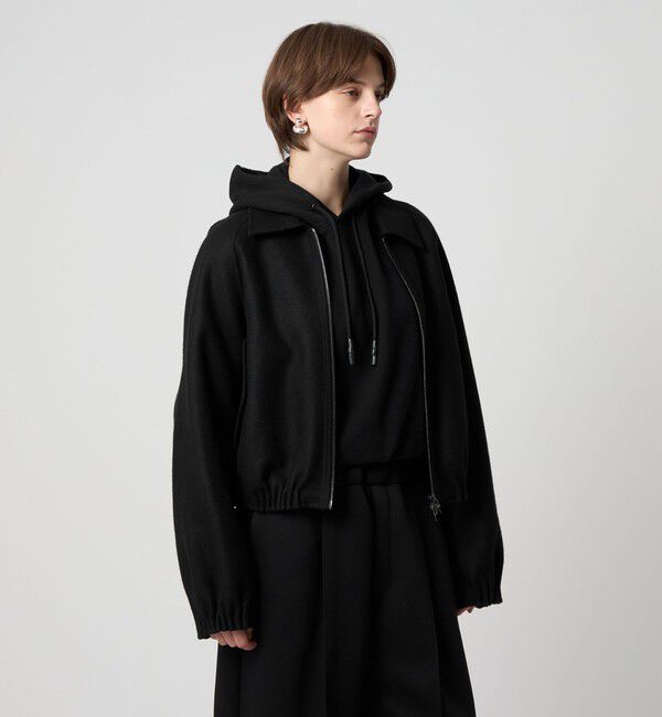 ASTRAET「＜ASTRAET＞リバー ステンカラー ジップブルゾン」|その他|BLACK