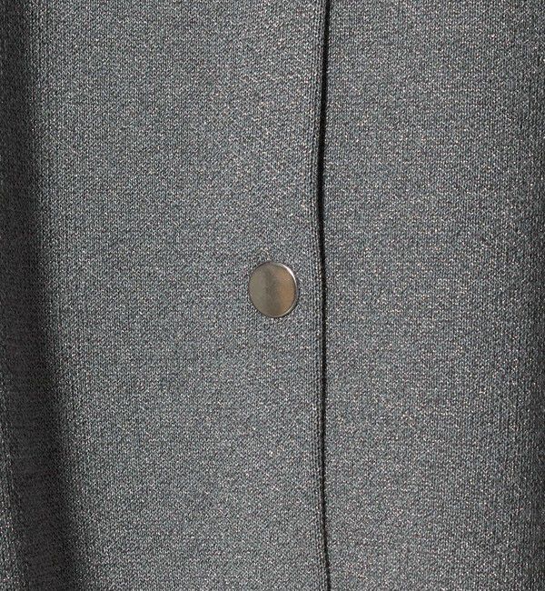 UNITED ARROWS「ラメ ニット スウェット カーディガン ‐ウォッシャブル‐」|カーディガン|
