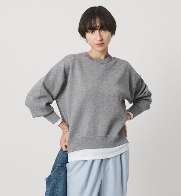 UNITED ARROWS「ラメ ニット スウェット ‐ウォッシャブル‐」|ニット・セーター|