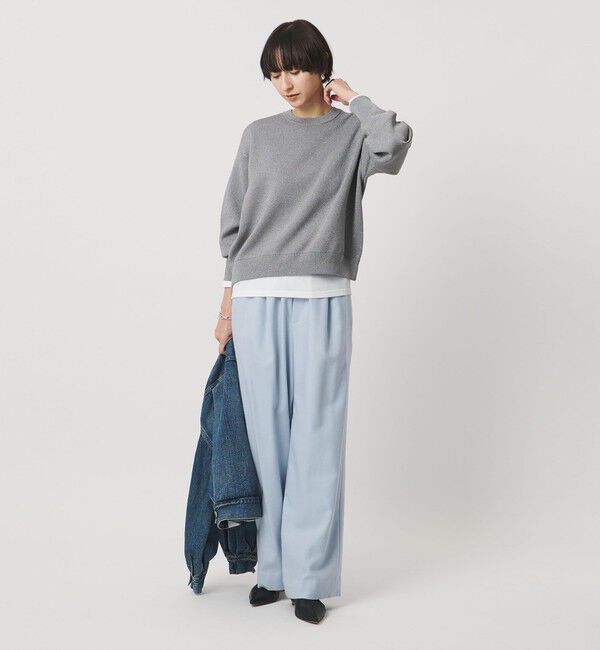 UNITED ARROWS「ラメ ニット スウェット ‐ウォッシャブル‐」|ニット・セーター|