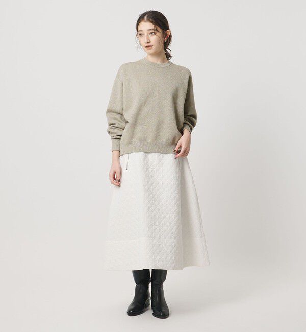 UNITED ARROWS「ラメ ニット スウェット ‐ウォッシャブル‐」|ニット・セーター|