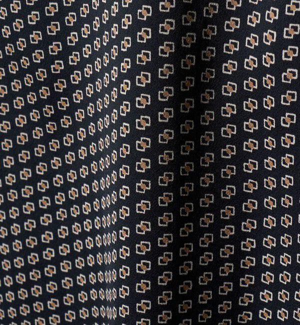 UNITED ARROWS「バック サテン Vネック ロングスリーブ ブラウス ‐ウォッシャブル‐」|シャツ・ブラウス|