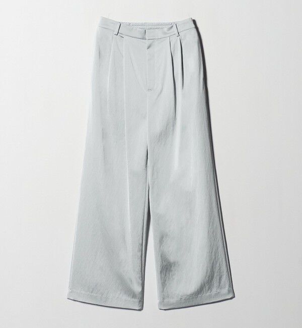 UNITED ARROWS「サテン 2タック ストレート パンツ」|チノ|