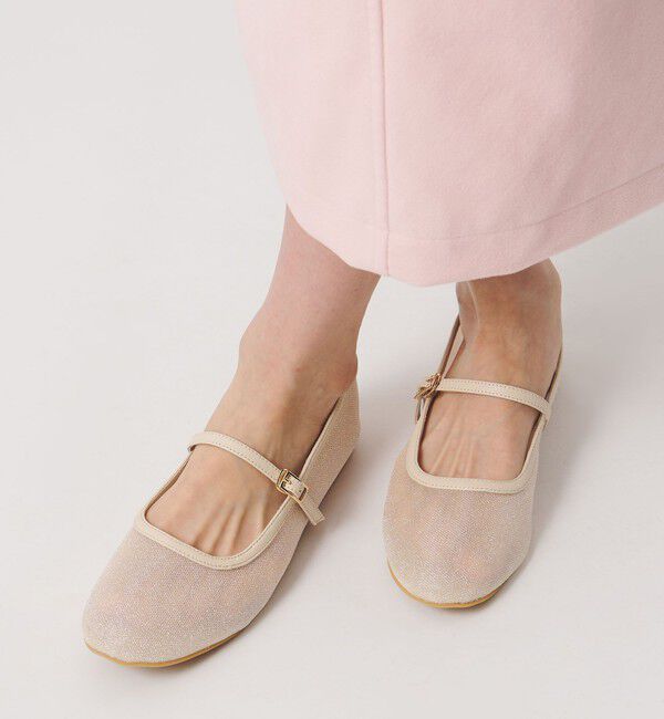 UNITED ARROWS「グリッター メリージェーン シューズ」|その他|BEIGE
