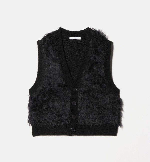 ASTRAET「＜ASTRAET＞シャギー Vネック ベスト」|ベスト・ジレ|