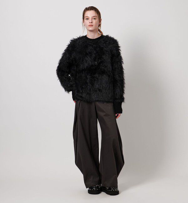 ASTRAET「＜ASTRAET＞シャギー クルーネックニット」|ニット・セーター|