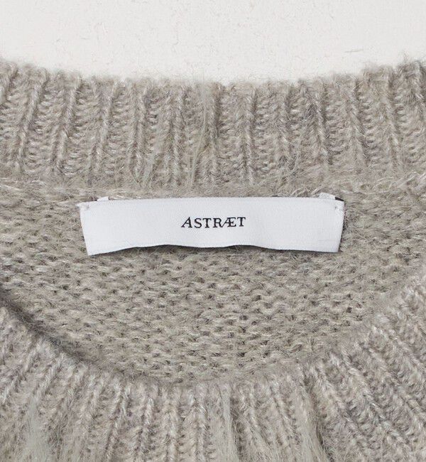 ASTRAET「＜ASTRAET＞シャギー クルーネックニット」|ニット・セーター|