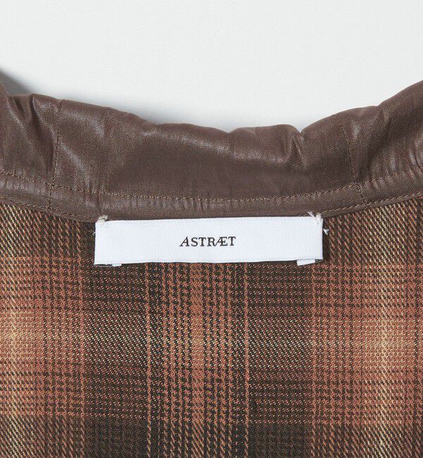 ASTRAET「＜ASTRAET＞チェック アノラックパーカー」|ブルゾン・スタジャン|
