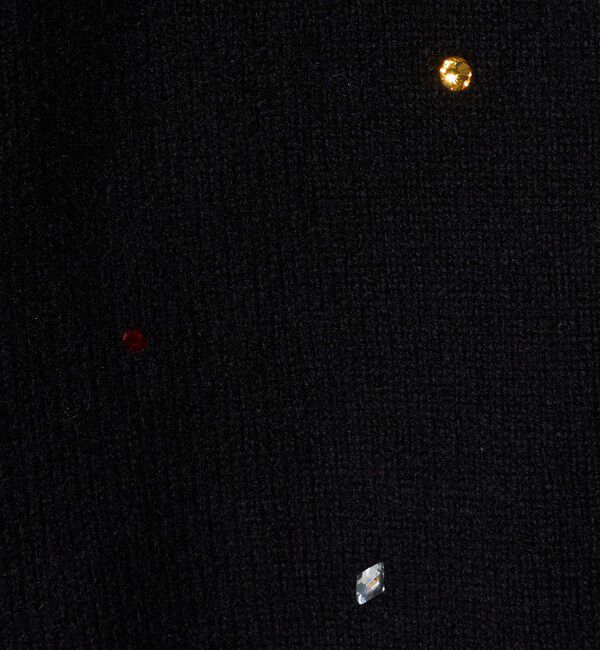 UNITED ARROWS「ラインストーン カーディガン」|カーディガン|