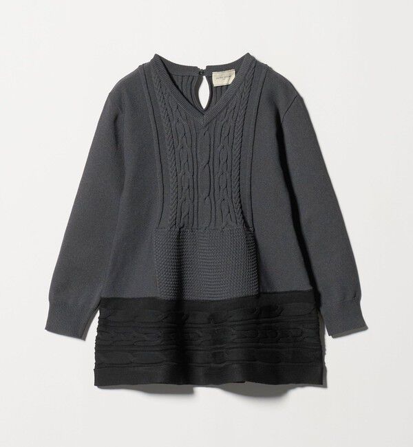 UNITED ARROWS「ケーブル Vネック ニット ‐ウォッシャブル‐」|ニット・セーター|