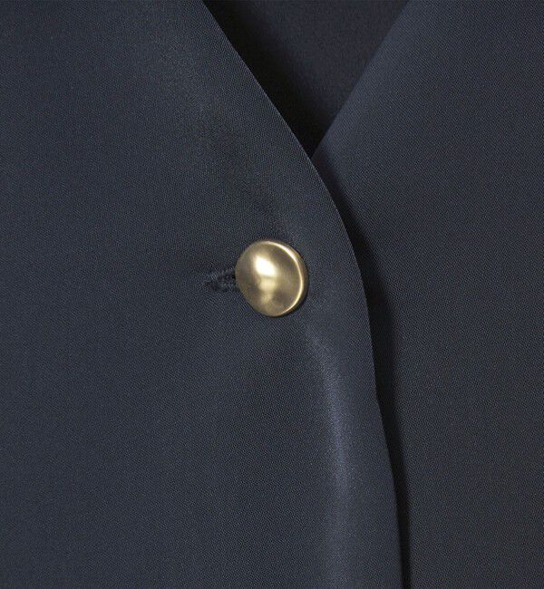 UNITED ARROWS「サテン Vネック ブラウス ‐ウォッシャブル‐」|シャツ・ブラウス|