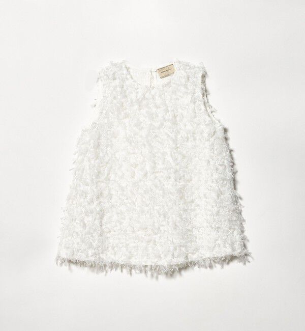 UNITED ARROWS「チュール ノースリーブ ブラウス」|シャツ・ブラウス|