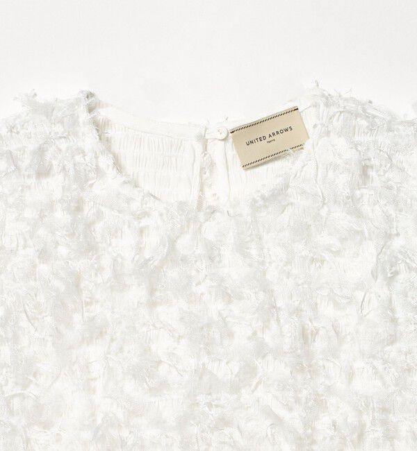 UNITED ARROWS「チュール ノースリーブ ブラウス」|シャツ・ブラウス|