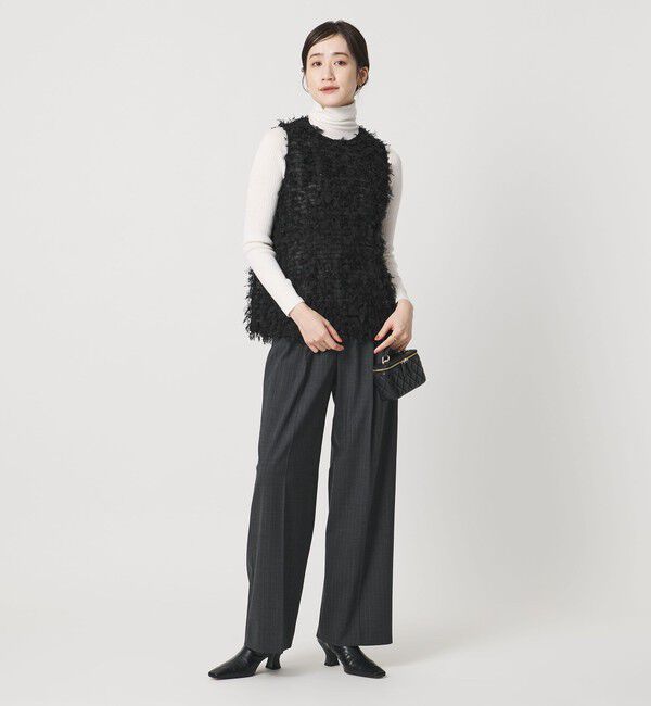 UNITED ARROWS「チュール ノースリーブ ブラウス」|シャツ・ブラウス|