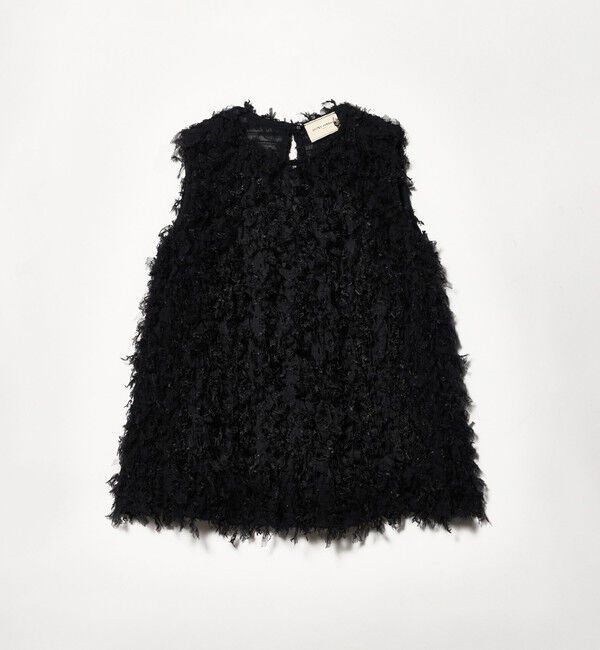 UNITED ARROWS「チュール ノースリーブ ブラウス」|シャツ・ブラウス|