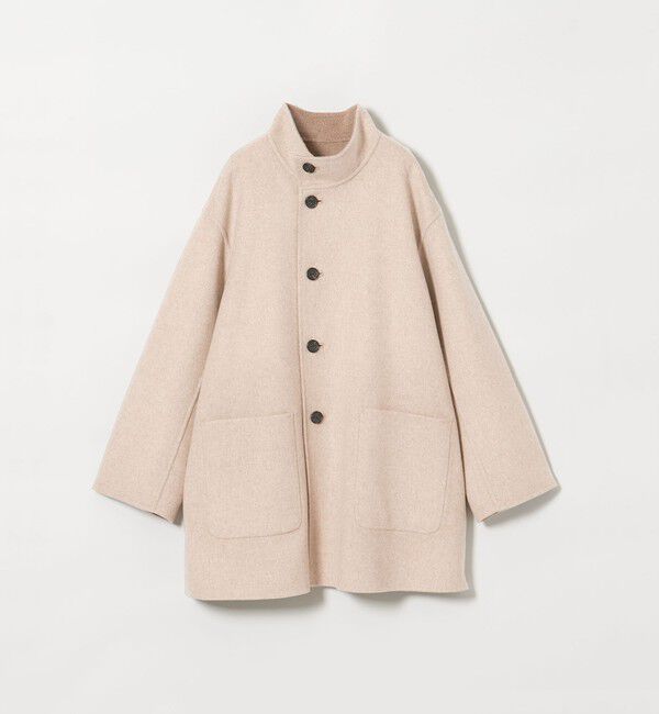 UNITED ARROWS「バイカラー リバー Aライン コート」|その他|