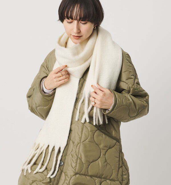 UNITED ARROWS「ブラッシュ加工 マフラー」|マフラー|OFF WHITE