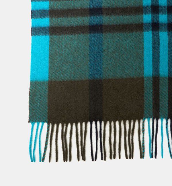 UNITED ARROWS「＜Joshua Ellis＞カシミヤ チェック マフラー」|マフラー|