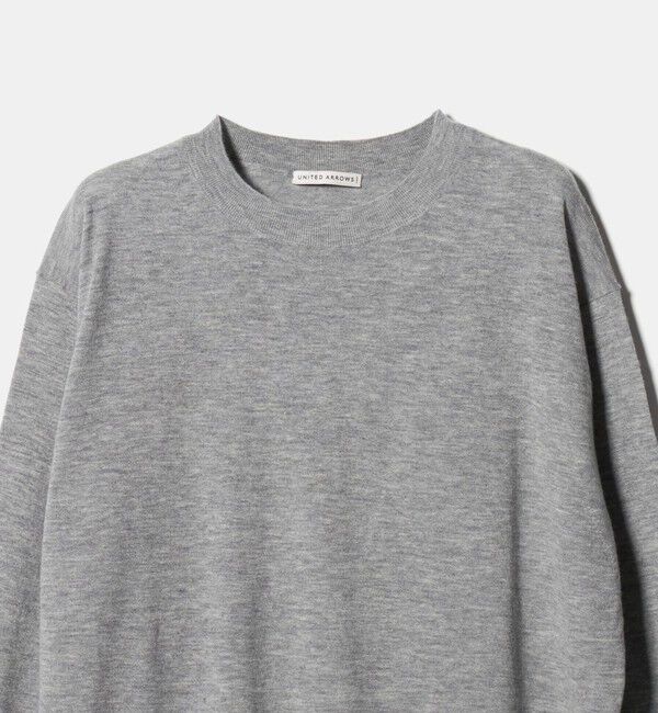 UNITED ARROWS「カシミヤ ハイゲージ クルーネックニット」|ニット・セーター|
