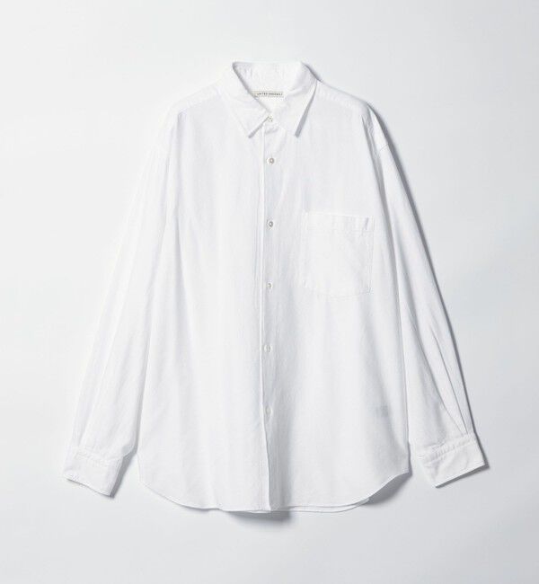 UNITED ARROWS「カリビアーナミルズ ブラッシュド レギュラーカラーシャツ」|シャツ・ブラウス|