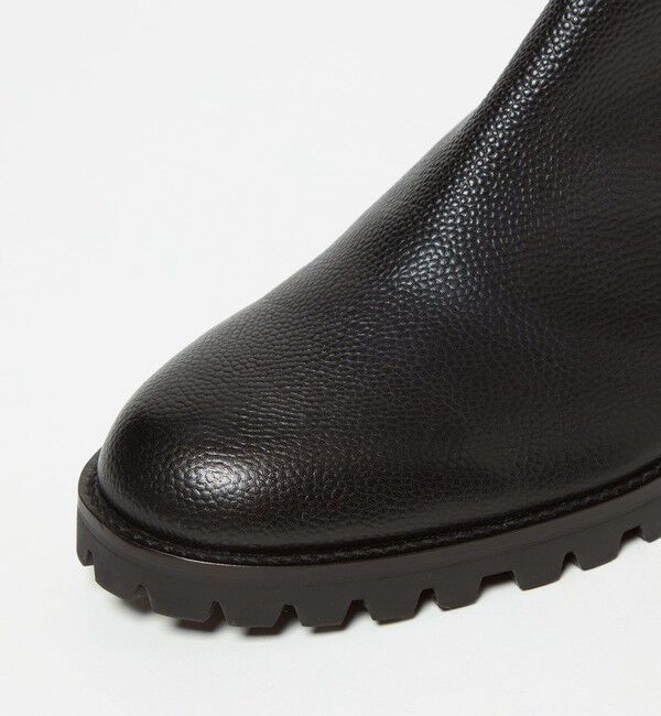 UNITED ARROWS「シボ サイドゴア ブーツ」|ロングブーツ|