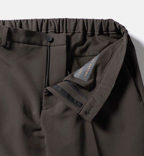 UNITED ARROWS「PERTEX バックブラッシュド ノープリーツ スラックス UA COZY ウォッシャブル 2WAYストレッチ はっ水」|スーツ|