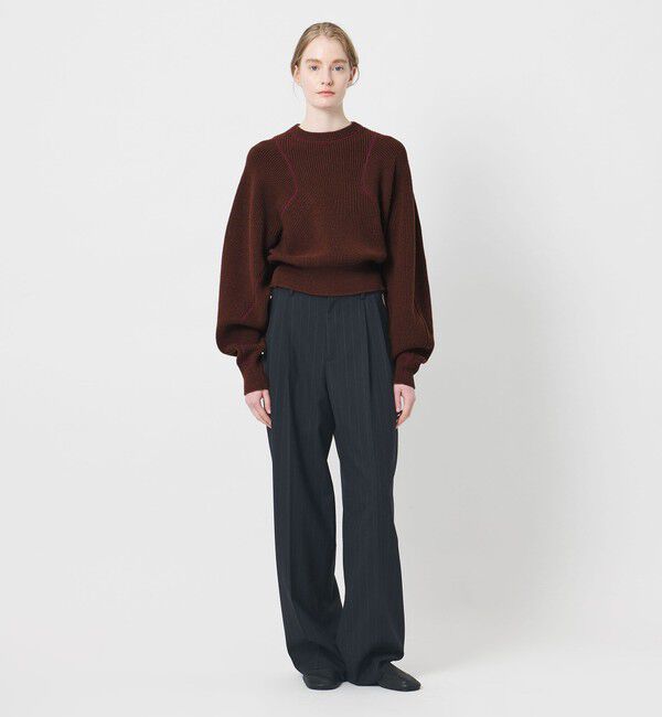 AEWEN MATOPH「＜AEWEN MATOPH＞アゼステッチ ニットプルオーバー ‐ ウォッシャブル ‐」|ニット・セーター|