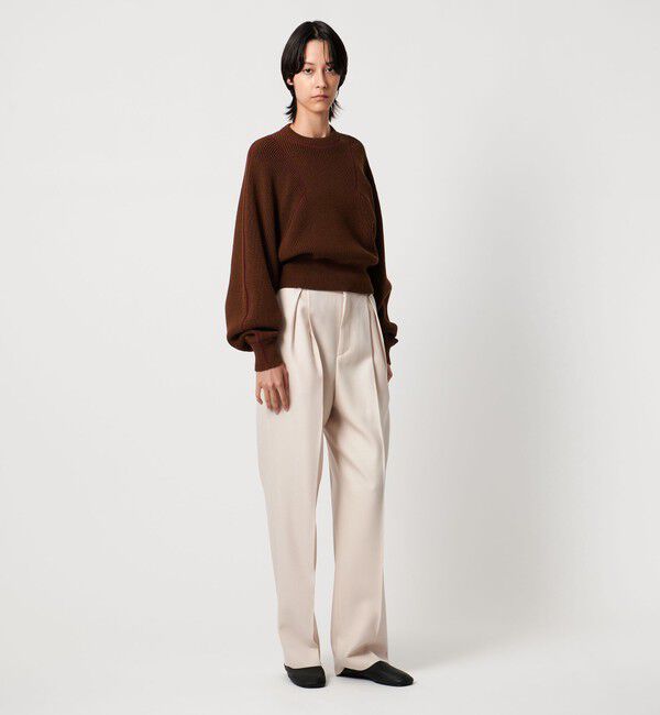 AEWEN MATOPH「＜AEWEN MATOPH＞アゼステッチ ニットプルオーバー ‐ ウォッシャブル ‐」|ニット・セーター|