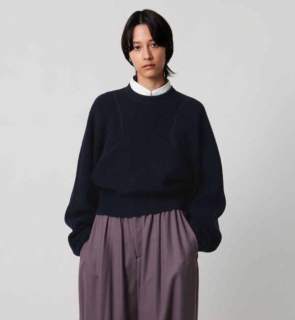 AEWEN MATOPH「＜AEWEN MATOPH＞アゼステッチ ニットプルオーバー ‐ ウォッシャブル ‐」|ニット・セーター|