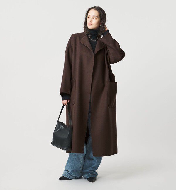 UNITED ARROWS「ウール リバー ロング コート」|ダッフルコート|