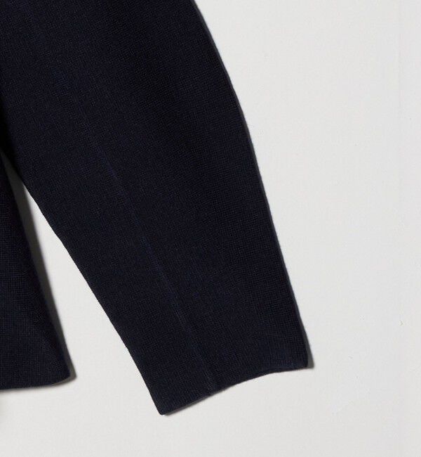 UNITED ARROWS「＜Marilyn Moon＞ミラノリブ ペプラム ジャケット」|ノーカラージャケット|