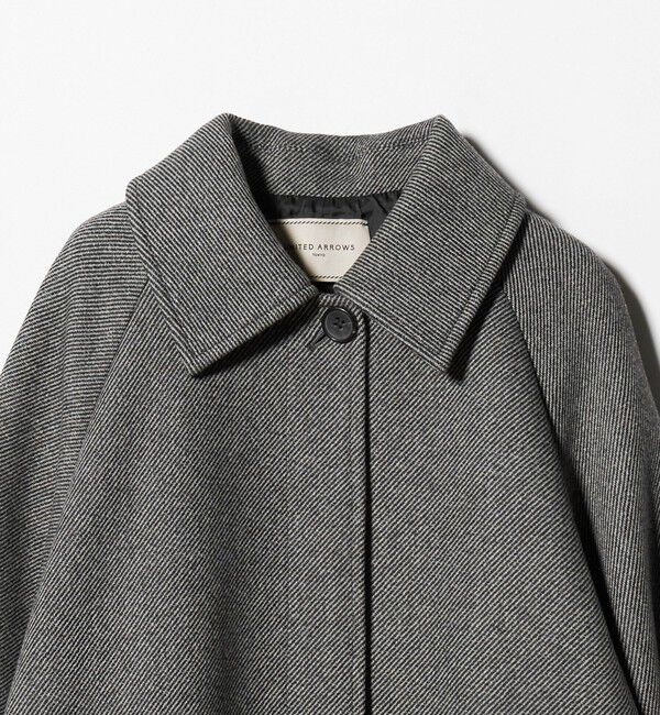 UNITED ARROWS「MANTECO ミックス ステンカラー コート」|ステンカラーコート|