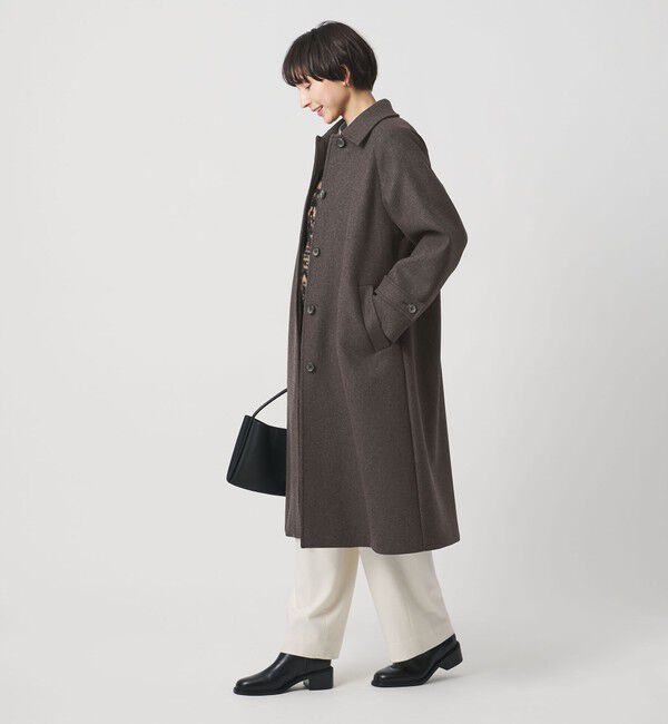 UNITED ARROWS「MANTECO ミックス ステンカラー コート」|ステンカラーコート|