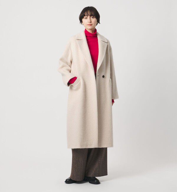 UNITED ARROWS「シャギー ビッグ テーラード コート」|チェスターコート|