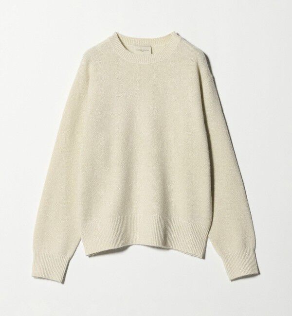 UNITED ARROWS「フォックス ウール ラメ クルーネック ニット」|ニット・セーター|