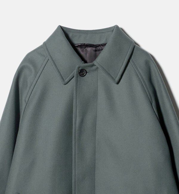 UNITED ARROWS「ウーステッドメルトン バルマカーンコート」|ステンカラーコート|