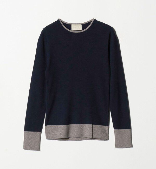 UNITED ARROWS「18G ウール リブ ニット」|ニット・セーター|