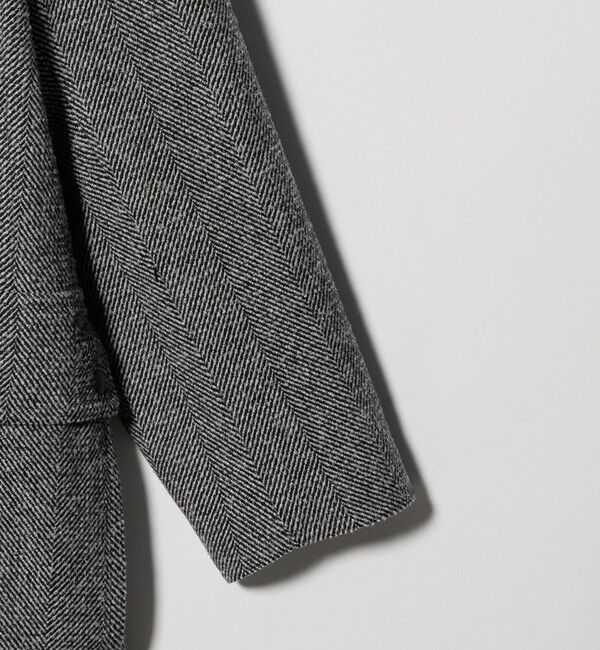 UNITED ARROWS「ヘリンボーン ミドルレングス フィールドジャケット」|テーラードジャケット|