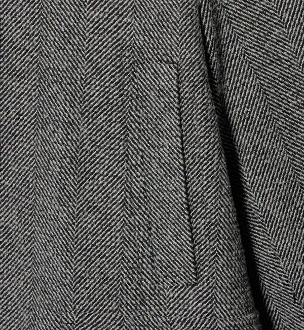 UNITED ARROWS「ヘリンボーン ミドルレングス フィールドジャケット」|テーラードジャケット|