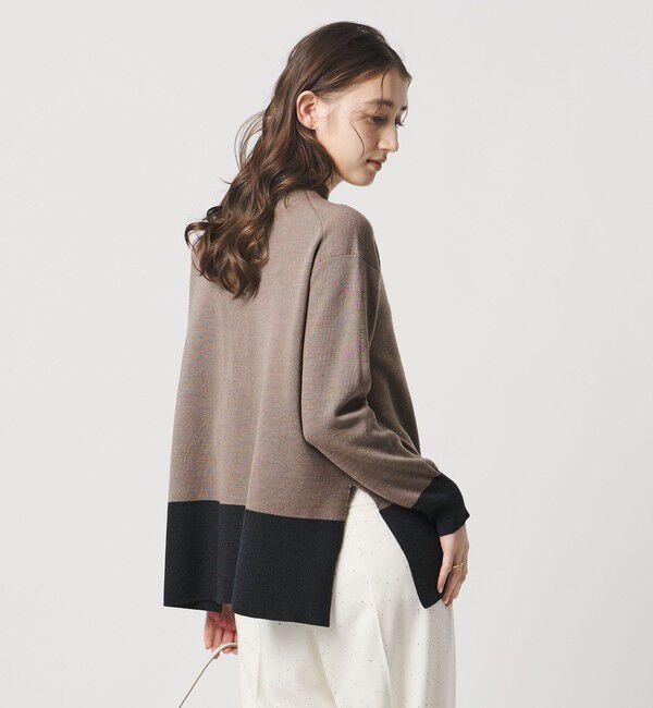 UNITED ARROWS「ウールブレンド ハイネックニット ‐ウォッシャブル‐」|ニット・セーター|