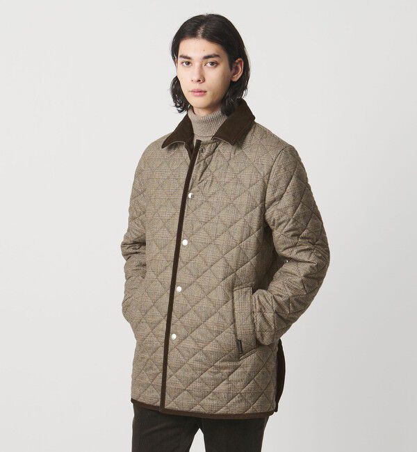 UNITED ARROWS「【別注】＜MACKINTOSH＞CROCKETFORD EX/キルティング チェック フーデッドコート」|その他|