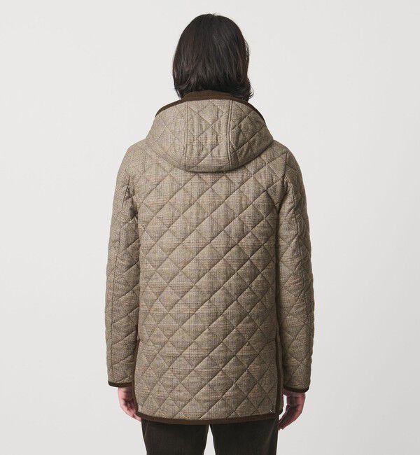 UNITED ARROWS「【別注】＜MACKINTOSH＞CROCKETFORD EX/キルティング チェック フーデッドコート」|その他|