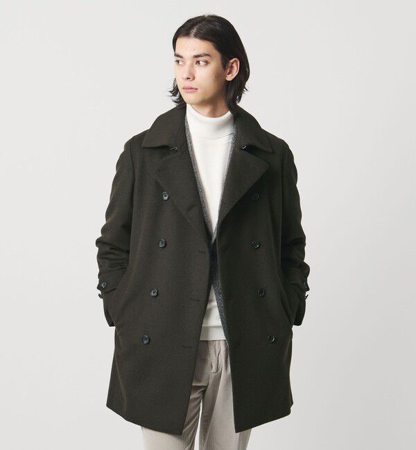 UNITED ARROWS「ウール カシミヤ ビーバー ショートトレンチコート」|トレンチコート|